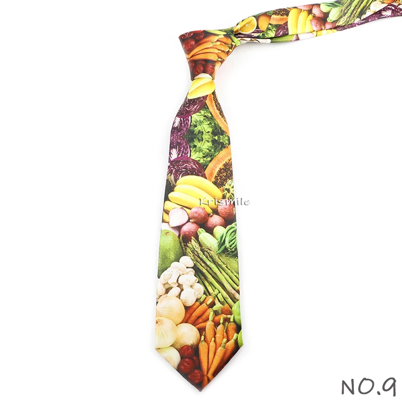 Men's Vintage Imitation Silk Ties 8cm Animal Mathematical Formula Architecture Retro Printing Necktie Party Suit Shirt Accessory