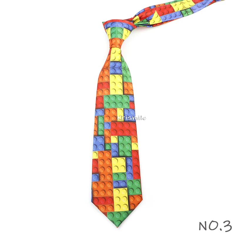 Men's Vintage Imitation Silk Ties 8cm Animal Mathematical Formula Architecture Retro Printing Necktie Party Suit Shirt Accessory