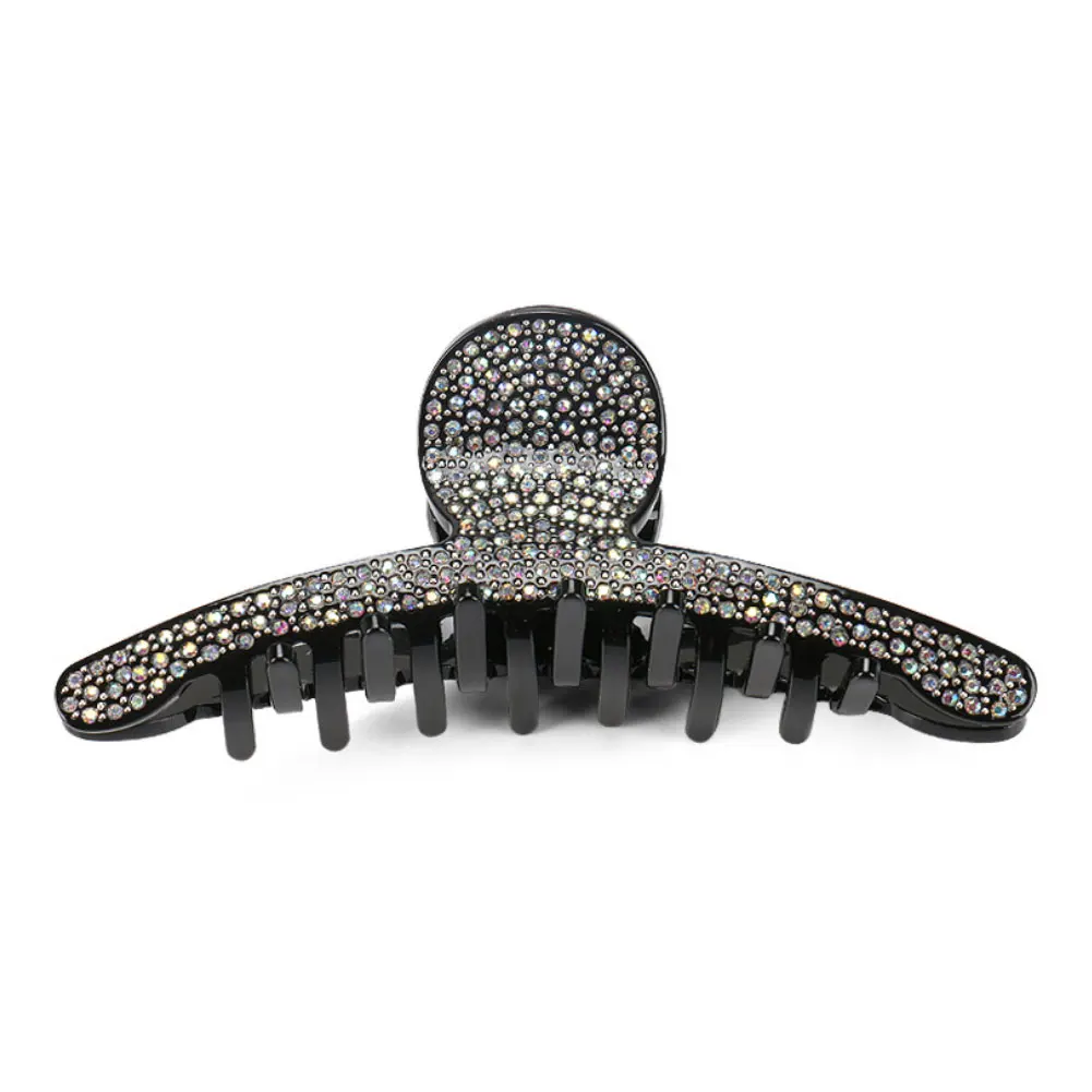 Luxury Spark Rhinestones Hair Claw Clip for Women Girls Charming Handmade Hair Jewelry Ornament Accessory - Office Career Party