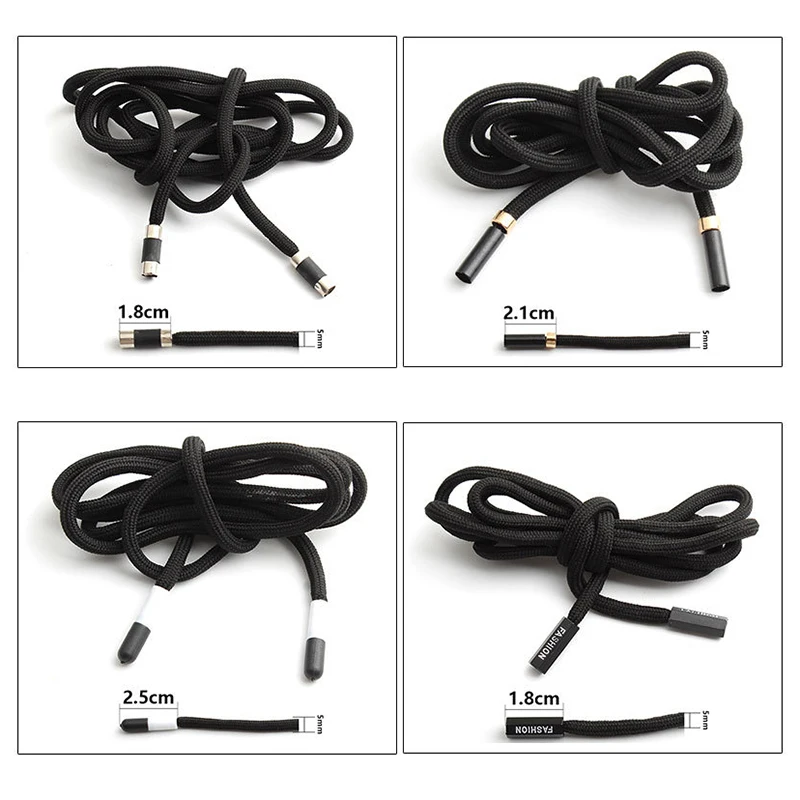 130cm Trouser Waist Drawstring For Women Men Sports Pants Decor Sweater Hat Rope Waist Rope String DIY Clothes Tool Accessories