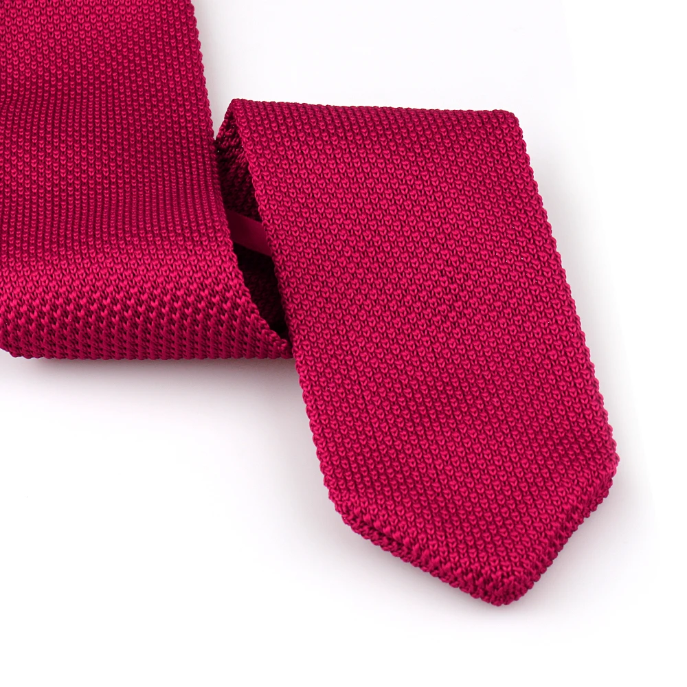 New Style Fashion Mens Tie Knit Solid Colourful Knitted Ties Necktie Normal Slim Classic Woven Gravatas Narrow Neckties Gifts