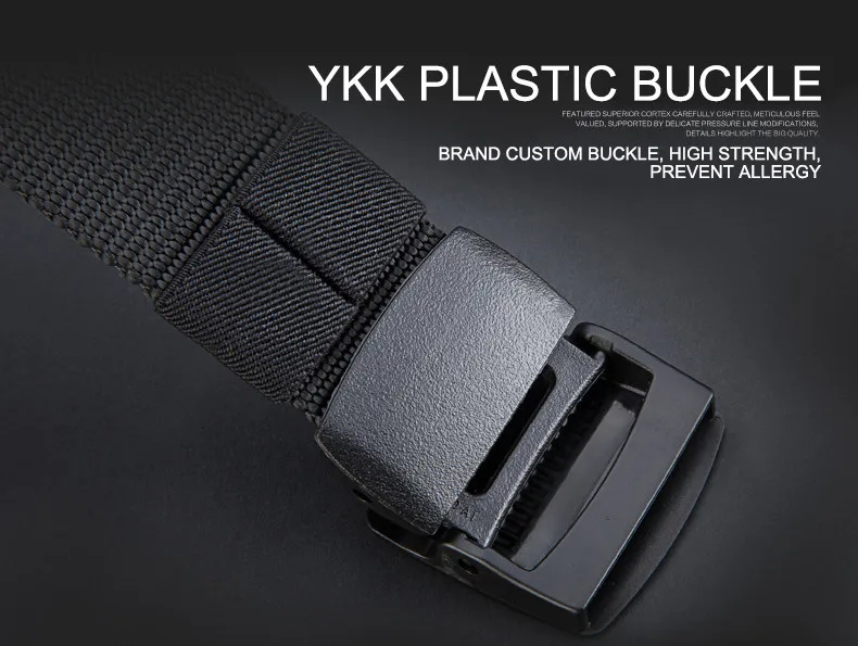 Men's Belt Outdoor Casual Canvas Belt Free Training Nylon Tactical Belt With Pants Jeans Belt Sports Belts For Men Women