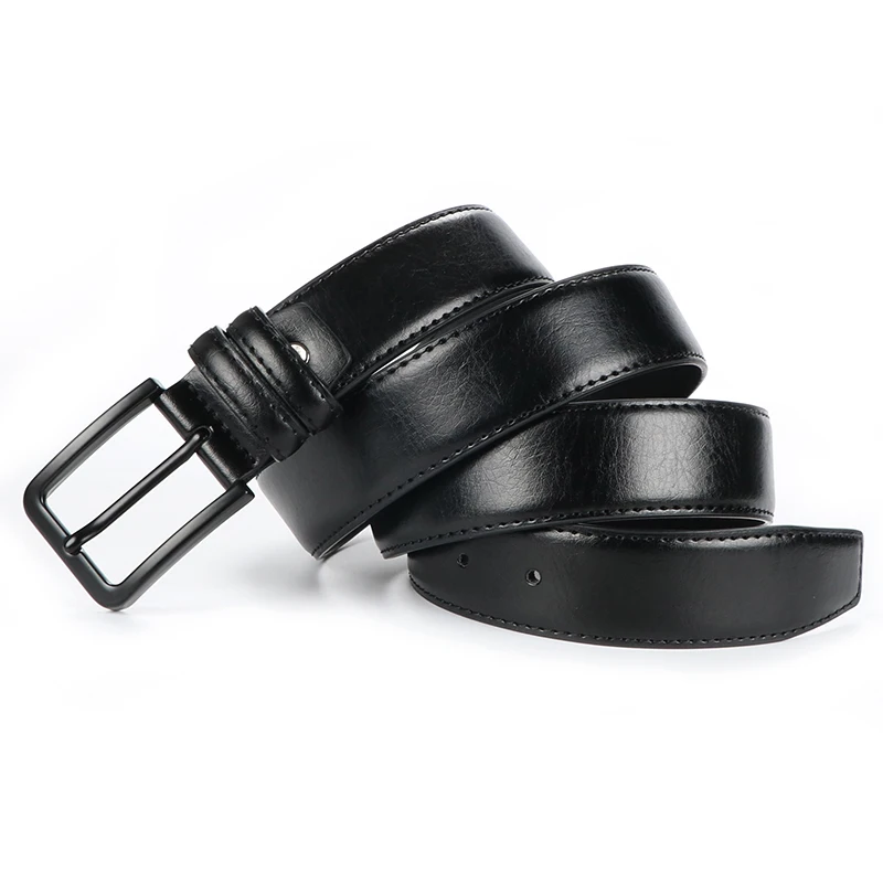 Men's Leather Pin Buckle Casual Retro Leather Belt Youth Jeans Belt, Father's Day Gift