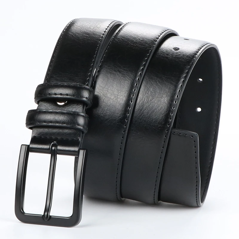 Men's Leather Pin Buckle Casual Retro Leather Belt Youth Jeans Belt, Father's Day Gift