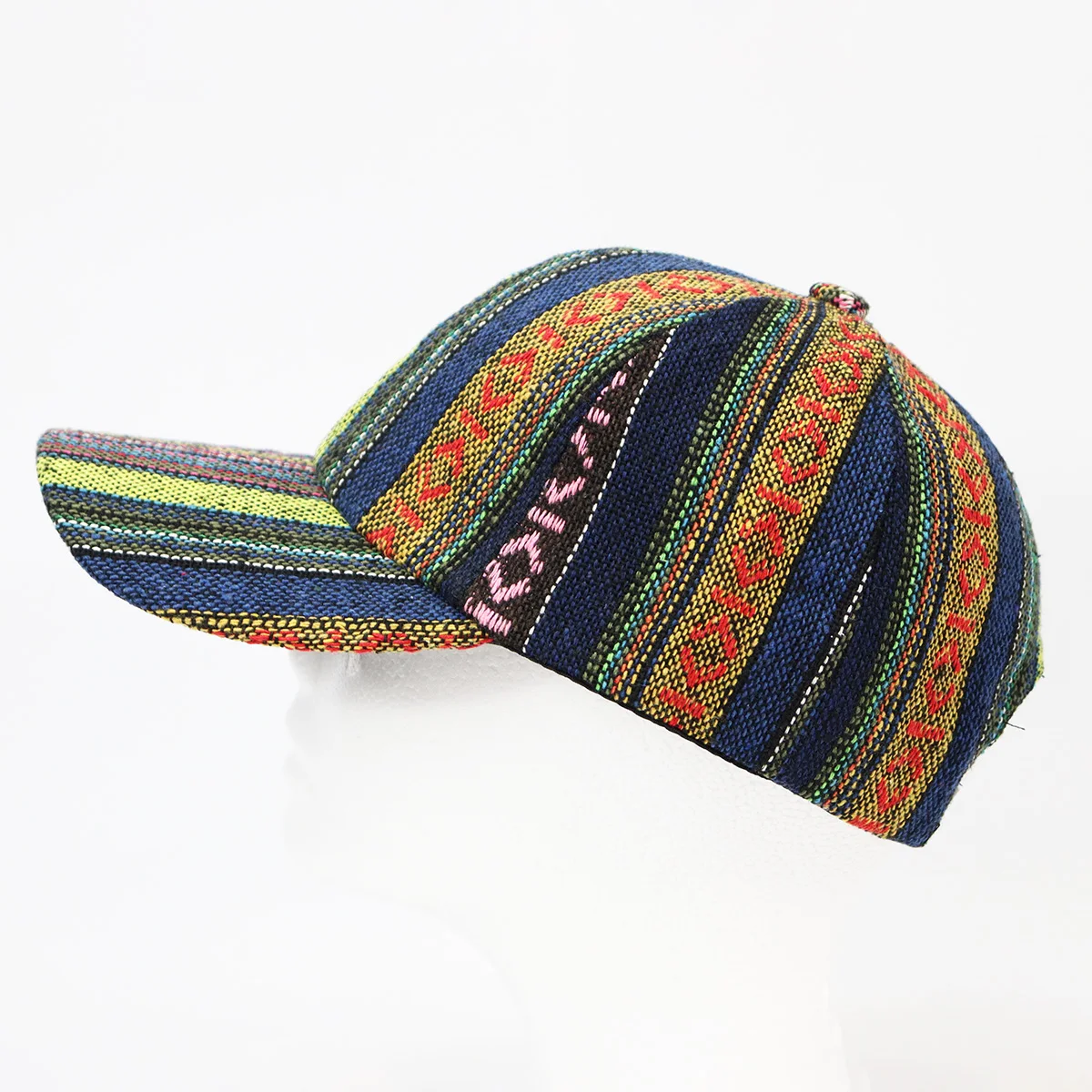 Bohemian Style Unisex Random Colorful Patterned Fabric Patchwork Baseball Cap Design Four Seasons Universal Hat