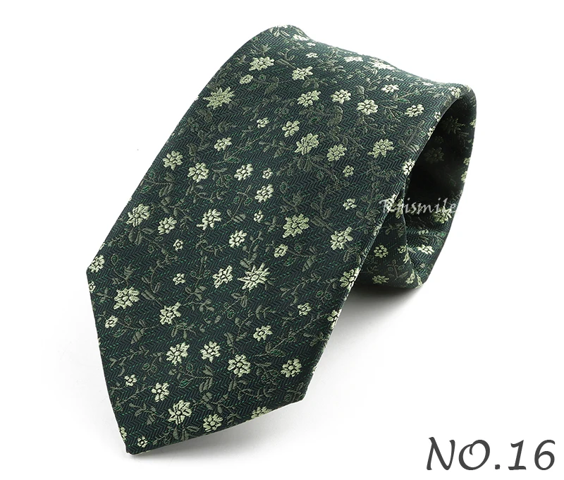 Novelty Floral Ties For Women Men Green Blue Flower Casual Necktie Wedding Party Business Office Daily Wear Cravat Accessory