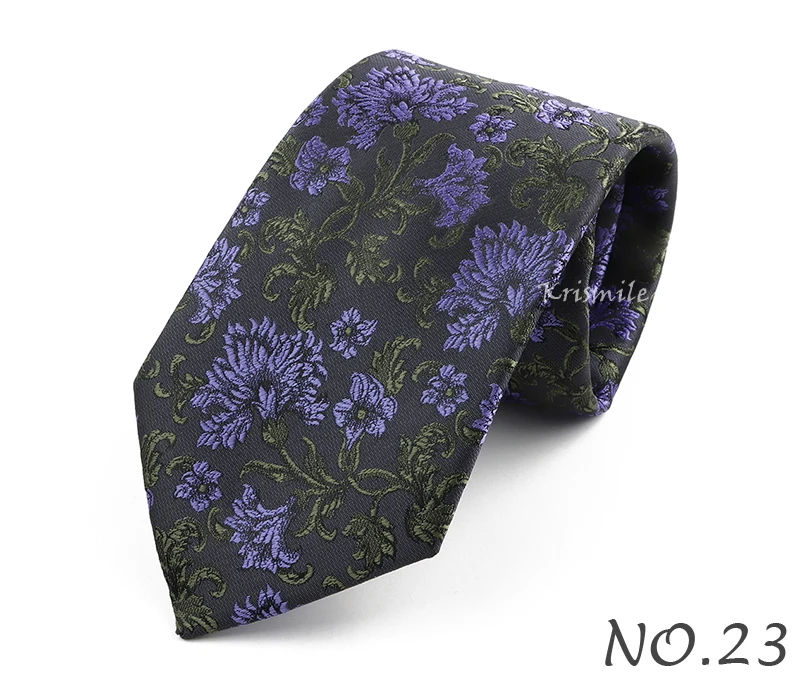 Novelty Floral Ties For Women Men Green Blue Flower Casual Necktie Wedding Party Business Office Daily Wear Cravat Accessory