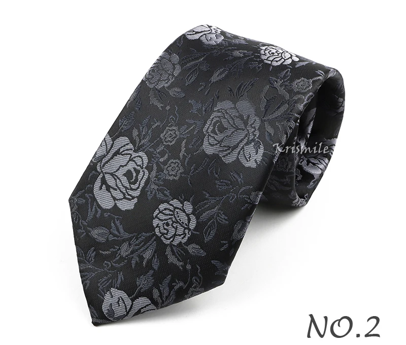 Novelty Floral Ties For Women Men Green Blue Flower Casual Necktie Wedding Party Business Office Daily Wear Cravat Accessory