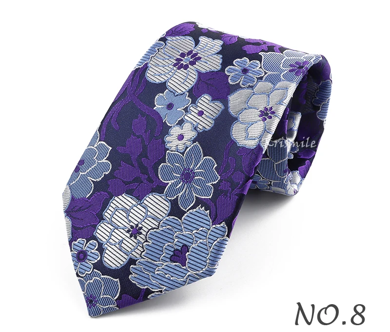 Novelty Floral Ties For Women Men Green Blue Flower Casual Necktie Wedding Party Business Office Daily Wear Cravat Accessory