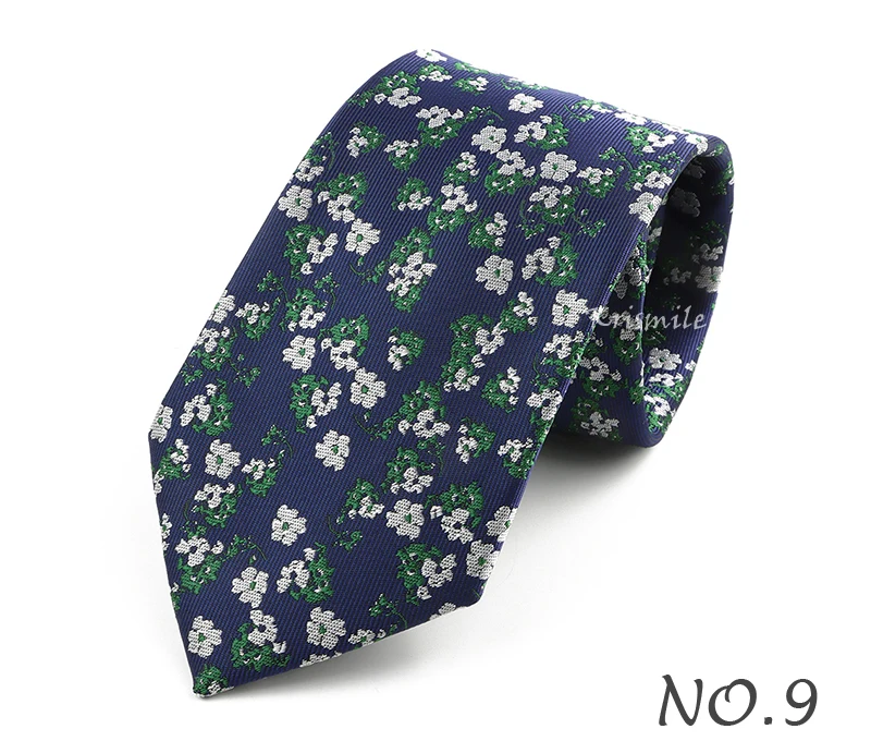 Novelty Floral Ties For Women Men Green Blue Flower Casual Necktie Wedding Party Business Office Daily Wear Cravat Accessory