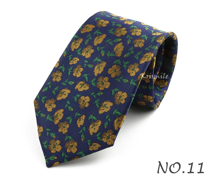 Novelty Floral Ties For Women Men Green Blue Flower Casual Necktie Wedding Party Business Office Daily Wear Cravat Accessory
