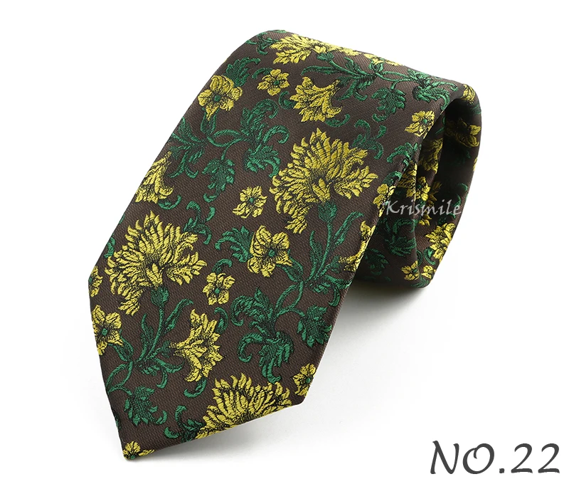 Novelty Floral Ties For Women Men Green Blue Flower Casual Necktie Wedding Party Business Office Daily Wear Cravat Accessory