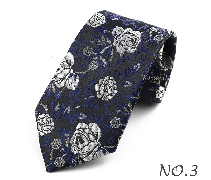 Novelty Floral Ties For Women Men Green Blue Flower Casual Necktie Wedding Party Business Office Daily Wear Cravat Accessory
