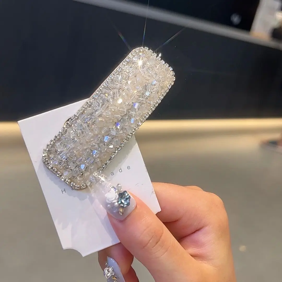 Korean Glitter Sequins Metal Hair Clips Women Girls Fashion Bangs Hairpins BB Clips Barrettes Headwear Hair Styling Accessories