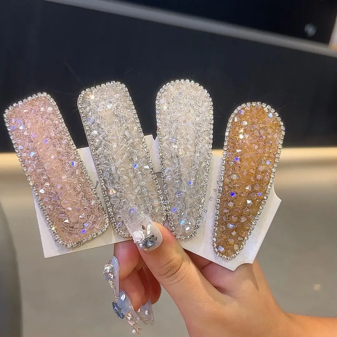 Korean Glitter Sequins Metal Hair Clips Women Girls Fashion Bangs Hairpins BB Clips Barrettes Headwear Hair Styling Accessories