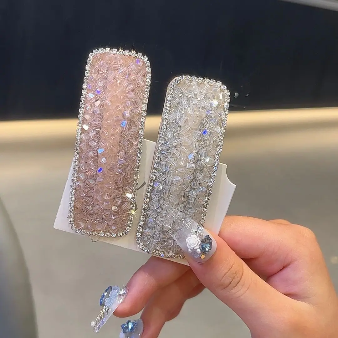 Korean Glitter Sequins Metal Hair Clips Women Girls Fashion Bangs Hairpins BB Clips Barrettes Headwear Hair Styling Accessories