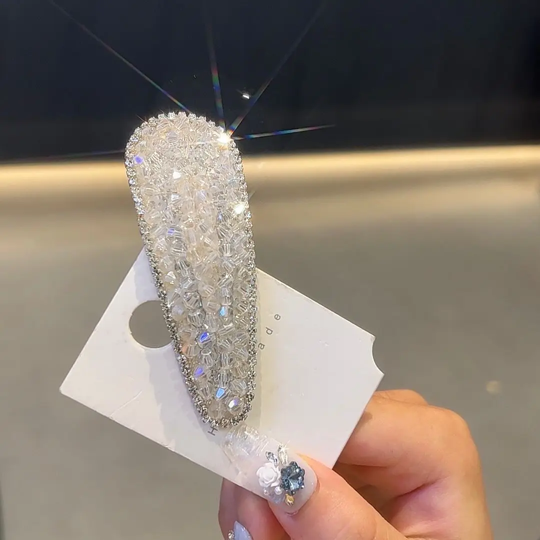 Korean Glitter Sequins Metal Hair Clips Women Girls Fashion Bangs Hairpins BB Clips Barrettes Headwear Hair Styling Accessories
