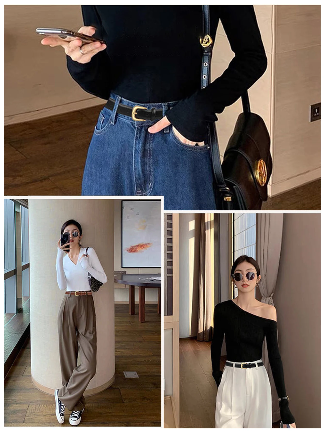 1 Piece Women's Alloy Needle Buckle Waistband Suitable for Various Festivals, Parties, and Leisure Occasions