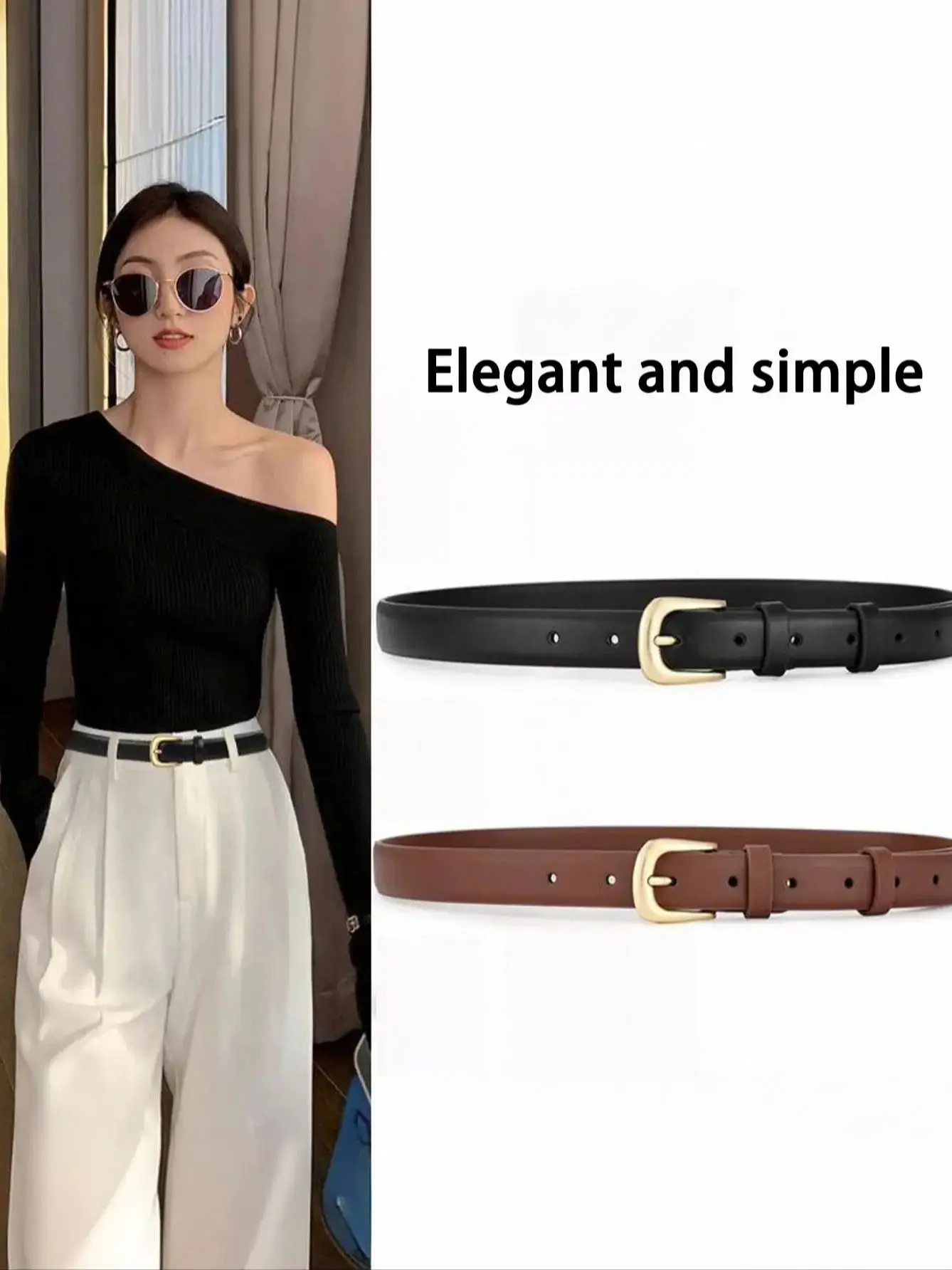 1 Piece Women's Alloy Needle Buckle Waistband Suitable for Various Festivals, Parties, and Leisure Occasions