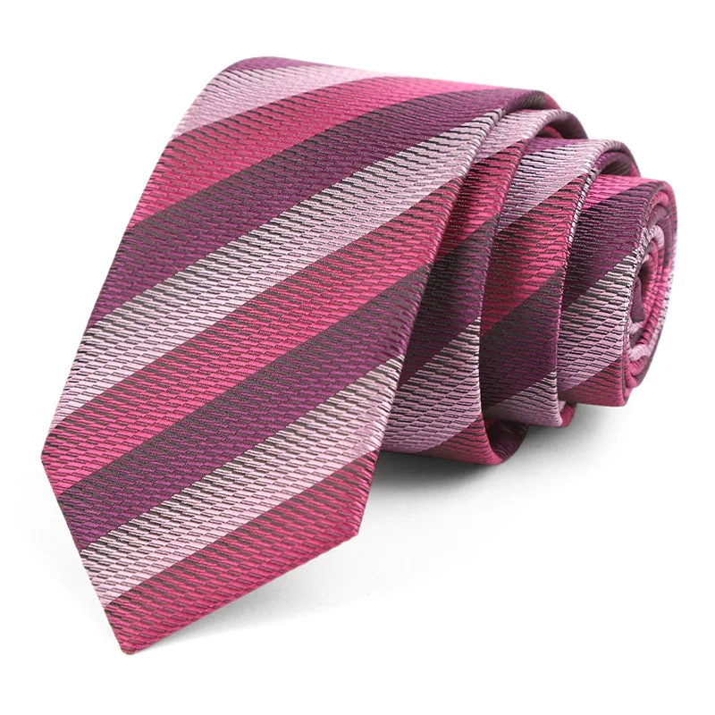 Luxury Skinny 6CM Mens Necktie Ties For Man Striped Plaid Floral Solid Jacquard Ascot Business Party Neck Tie Accssories
