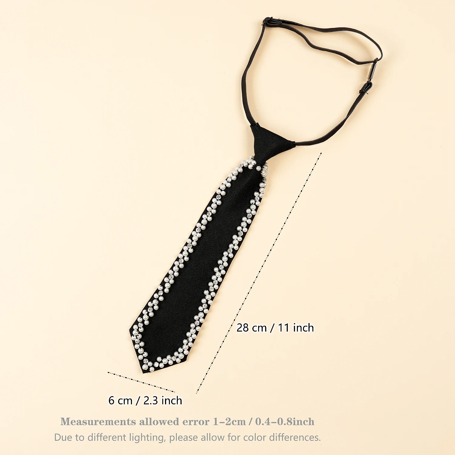 One Piece of Women's Pearl Tie. It Is Suitable for Girls and Ladies to Wear During Festivals, Parties, and in Daily Life. It's a
