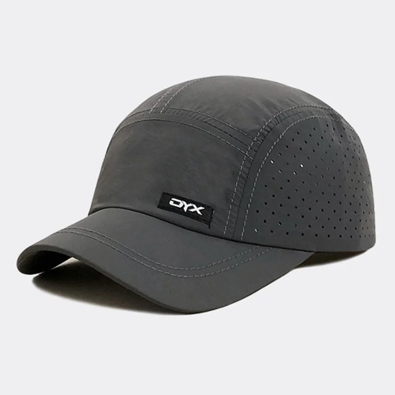 A Men'S Short-Brim Cap, New Summer Style, Breathable And Quick-Drying Baseball Hat, Lightweight Soft-Top Duckbill Cap for Women