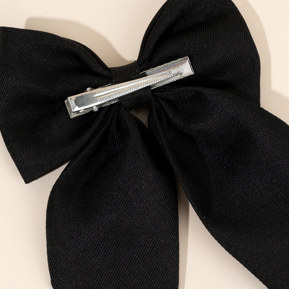 Premium Floral Embroidered Bow Hair Clip Popular Elegant Handmade Hairpin For Girls Women Children Daily Headdress Accessories