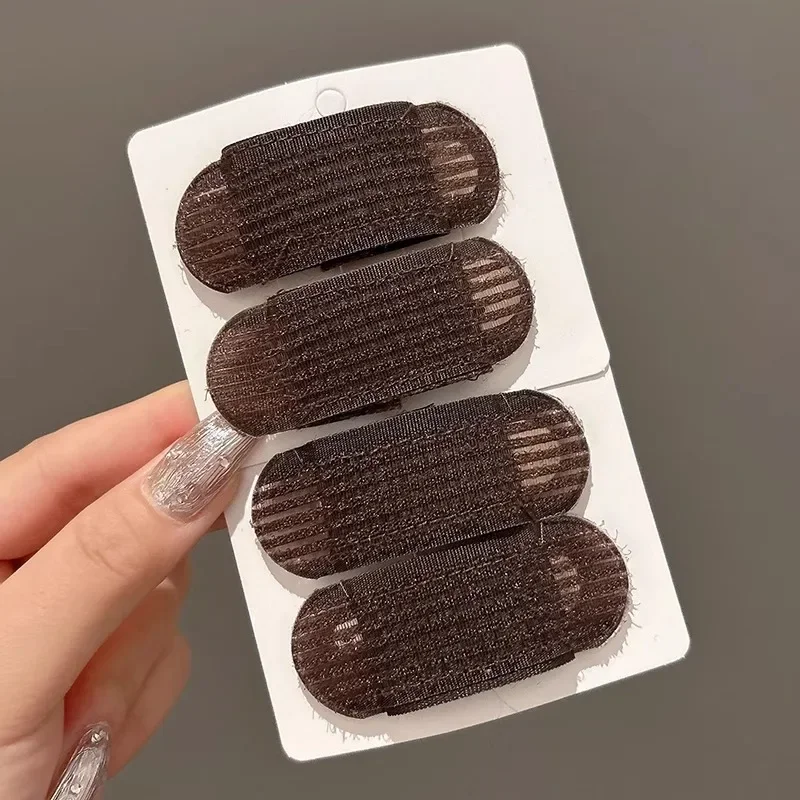 2/8pcs Puff Hair Head Cushion Hair Clips for Women Girl Invisible Volume HairBase Fluffy Sponge Clip Bun DIY Hair Styling Tools