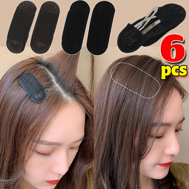 2/8pcs Puff Hair Head Cushion Hair Clips for Women Girl Invisible Volume HairBase Fluffy Sponge Clip Bun DIY Hair Styling Tools