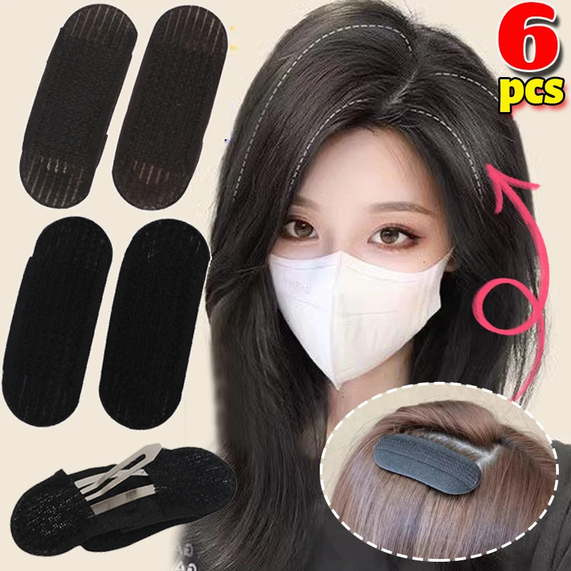 2/8pcs Puff Hair Head Cushion Hair Clips for Women Girl Invisible Volume HairBase Fluffy Sponge Clip Bun DIY Hair Styling Tools