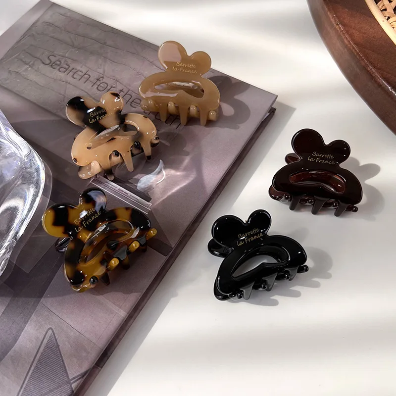 Fashion Hair Clips for Women Small Sweet Hair Claws Clip Geometric Cute Barrettes Crab Hairpins Girls Hair Accessories Headwear