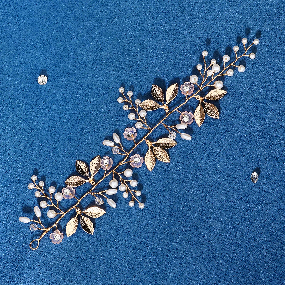 Luxurious Delicate Flower Hairband Pearl and Rhinestone Tiara Hair Accessory Bridal Wedding Party Headpieces As Gifts