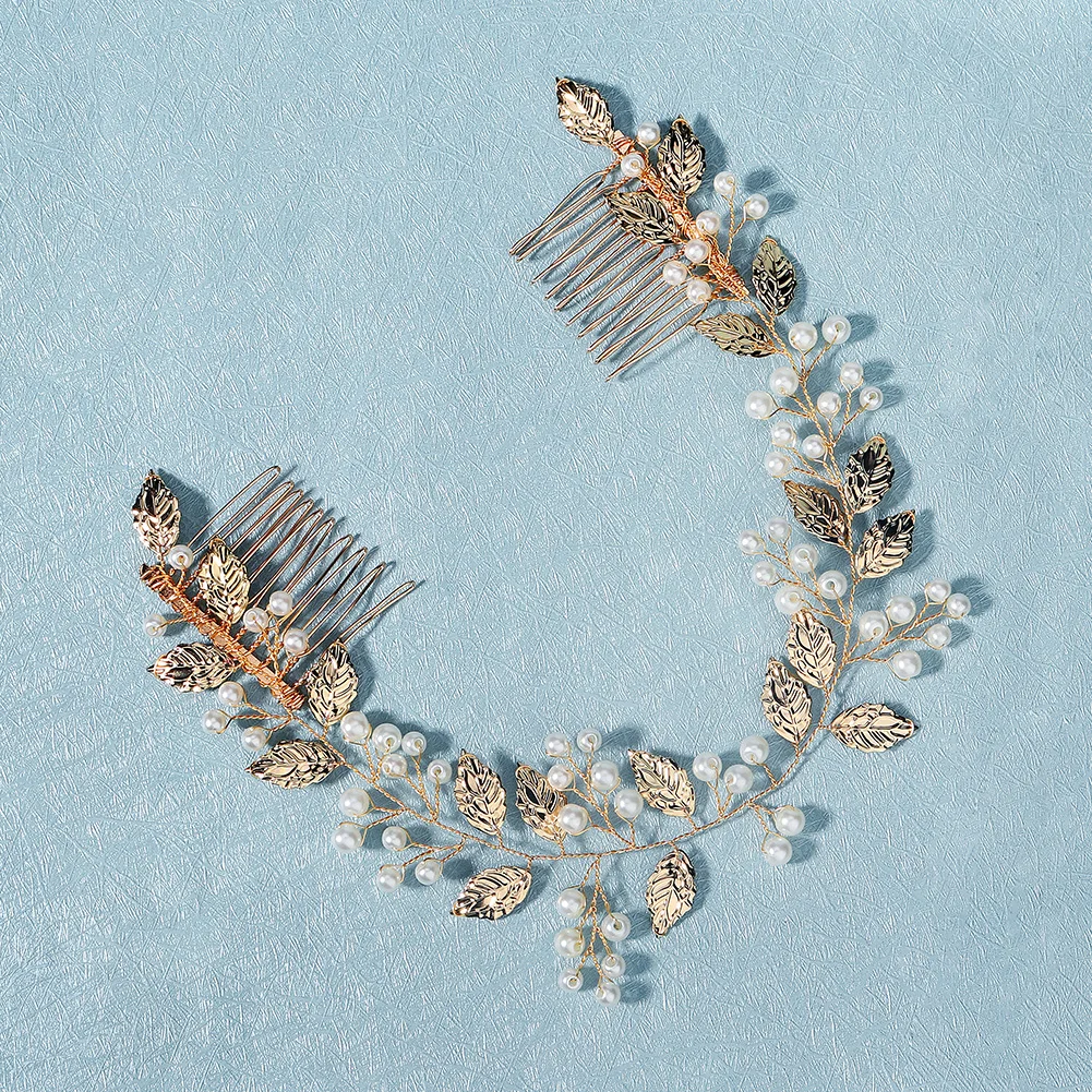 Luxurious Delicate Flower Hairband Pearl and Rhinestone Tiara Hair Accessory Bridal Wedding Party Headpieces As Gifts