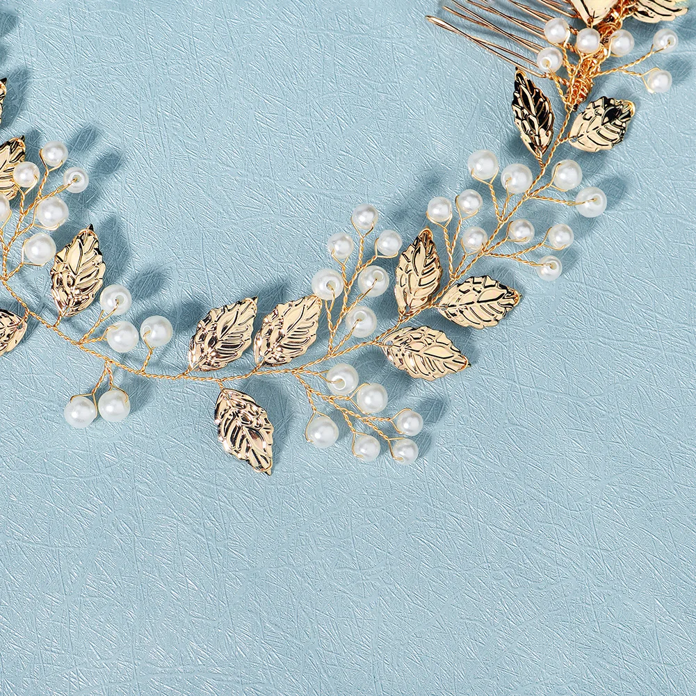 Luxurious Delicate Flower Hairband Pearl and Rhinestone Tiara Hair Accessory Bridal Wedding Party Headpieces As Gifts