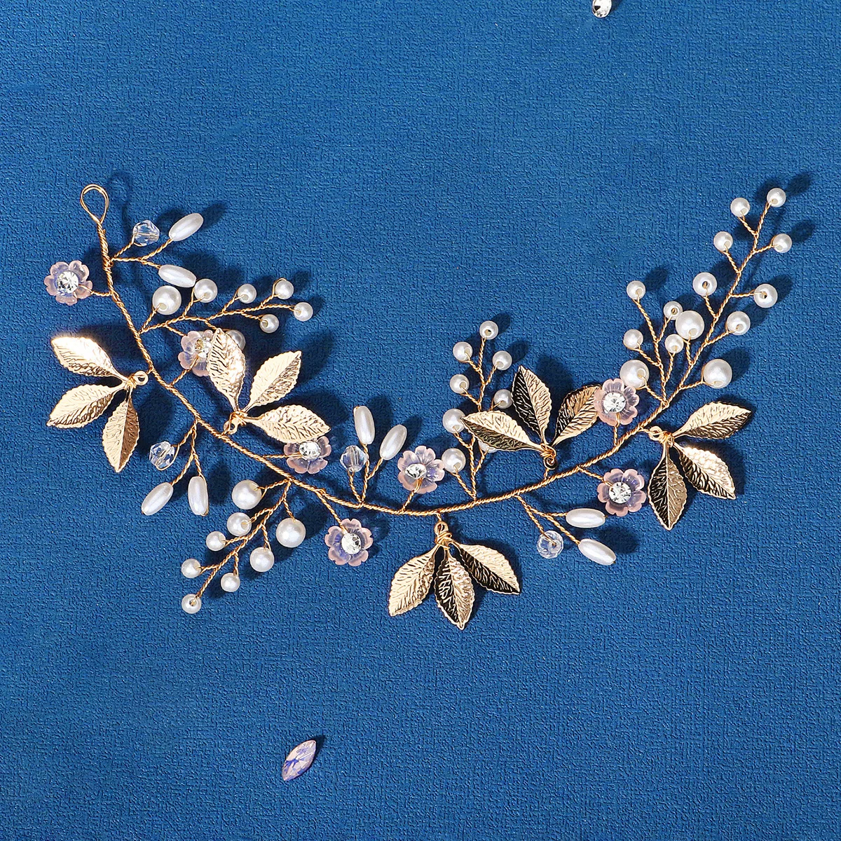 Luxurious Delicate Flower Hairband Pearl and Rhinestone Tiara Hair Accessory Bridal Wedding Party Headpieces As Gifts