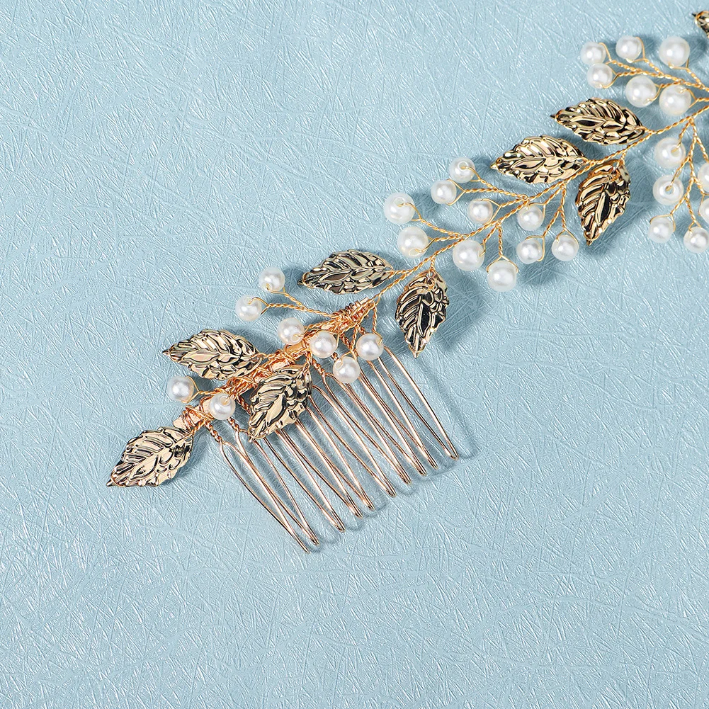 Luxurious Delicate Flower Hairband Pearl and Rhinestone Tiara Hair Accessory Bridal Wedding Party Headpieces As Gifts