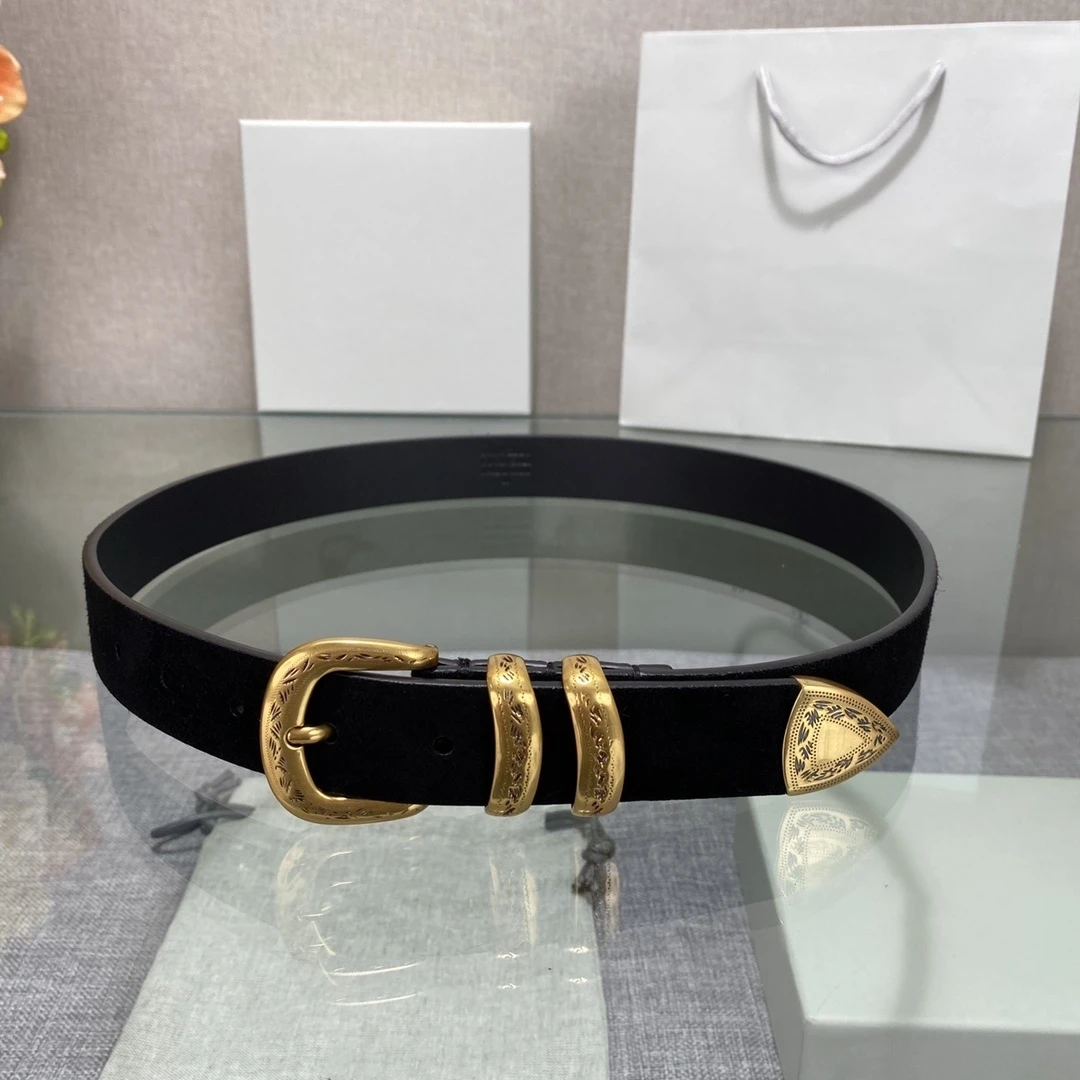 High Quality Cowhide Unisex Luxury Goods Designer Men's Woman Ceinture 2024 Pattern Needle Buckle Belt With Use Hand Wovens 30MM