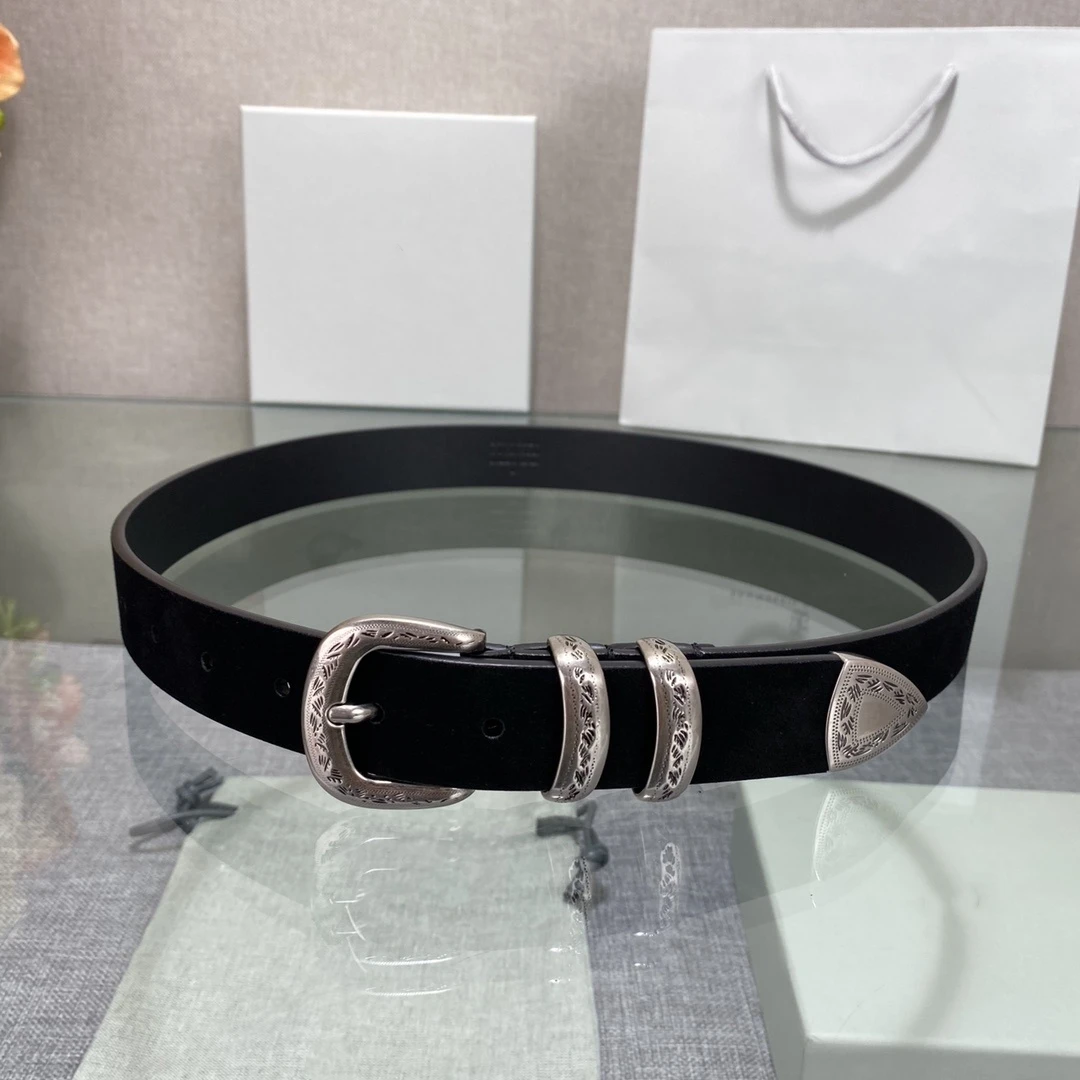 High Quality Cowhide Unisex Luxury Goods Designer Men's Woman Ceinture 2024 Pattern Needle Buckle Belt With Use Hand Wovens 30MM