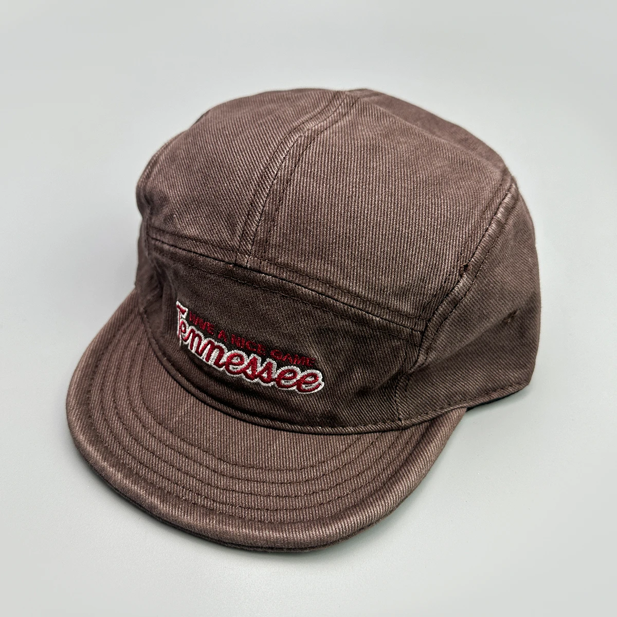 American Style Embroidered Letter Baseball Hats New Unisex Breathable Flat Eave Sunshade Retro Versatile Ins Fashion Peaked Caps