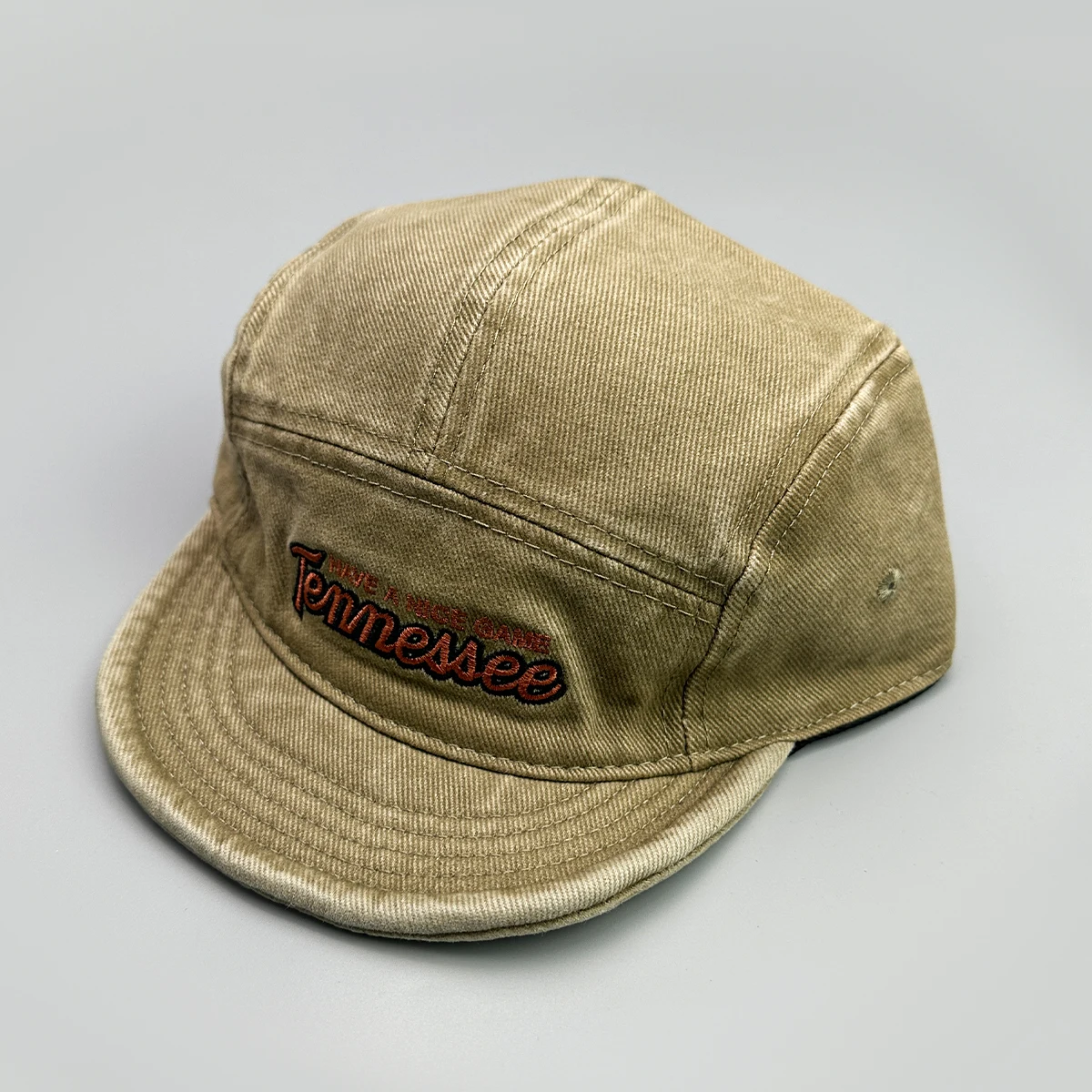 American Style Embroidered Letter Baseball Hats New Unisex Breathable Flat Eave Sunshade Retro Versatile Ins Fashion Peaked Caps