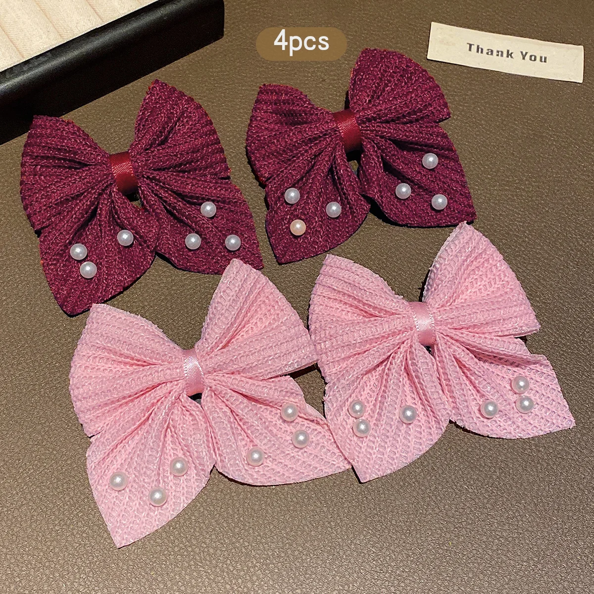 4 fashionable bow hair clips suitable for daily use
