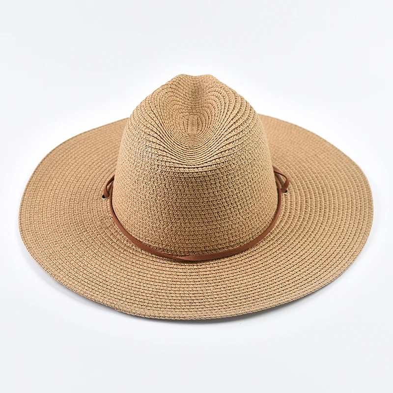 Summer Wide Brim Sun Hats for Women Men Girls Seaside Travel Foldable Straw Hat Panama Soft UV Protection Sun Shade Hat