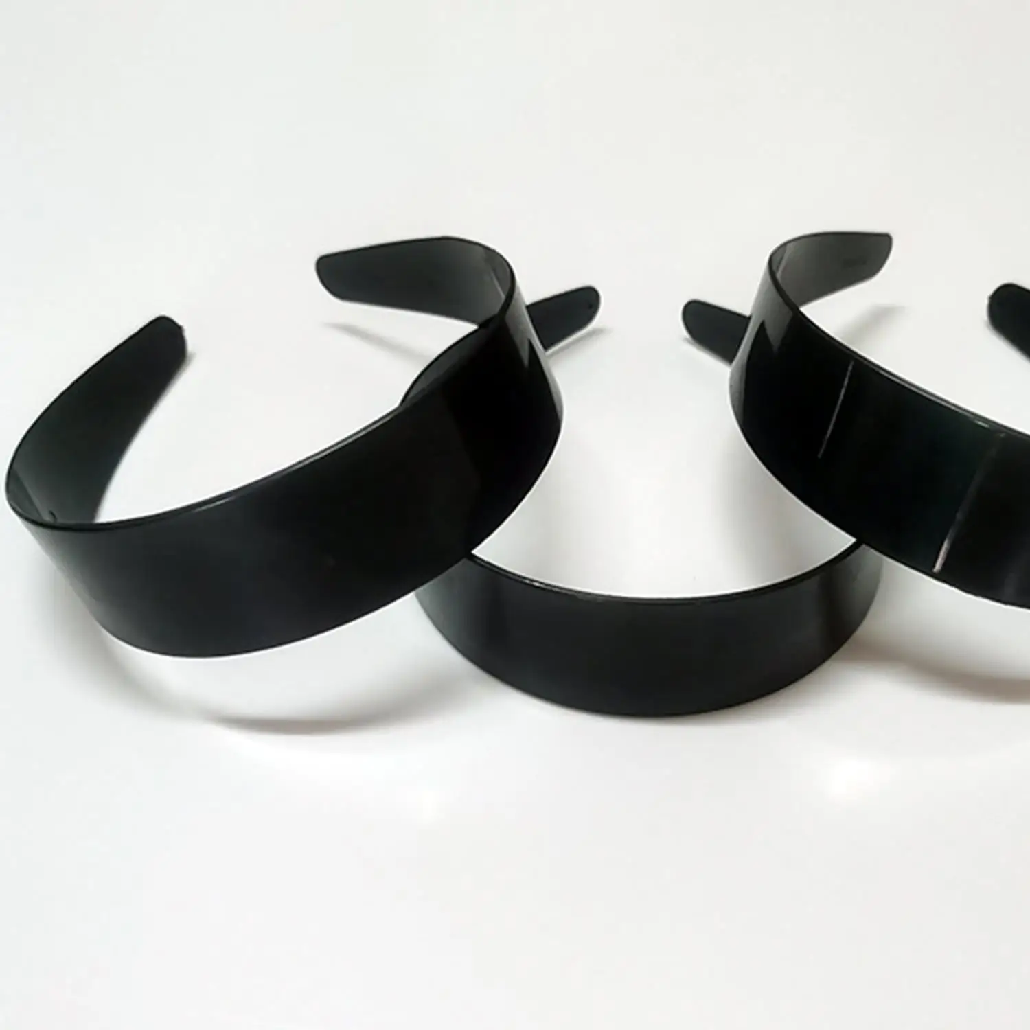 1PCs Black Simple Wide Headband 1~4cm Girl Women DIY Jewelry Material Cloth Headband Semi-finished Hair Accessories Wholesale