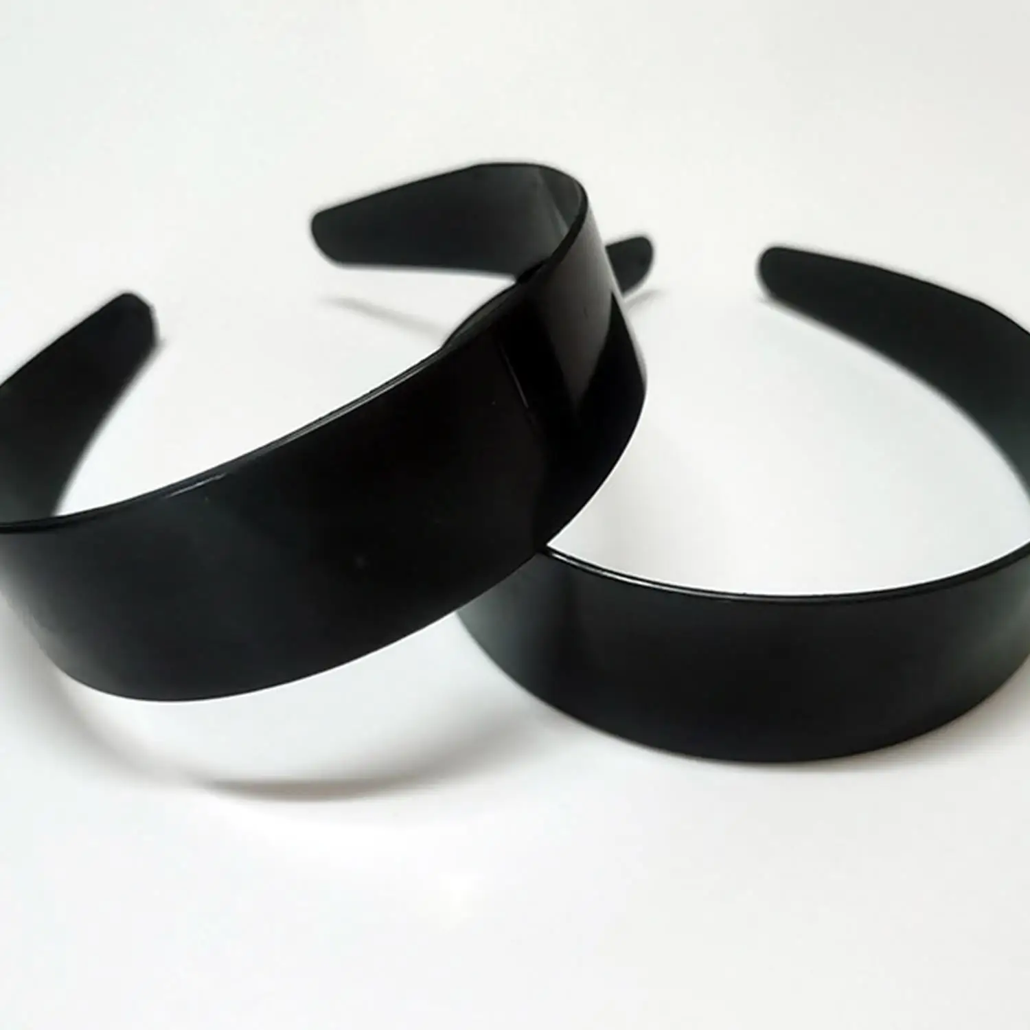 1PCs Black Simple Wide Headband 1~4cm Girl Women DIY Jewelry Material Cloth Headband Semi-finished Hair Accessories Wholesale