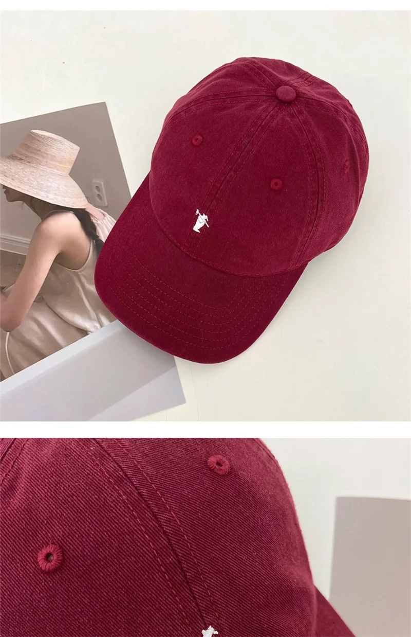 Unisex Summer Baseball Cap Men Women Cotton Hats Simple Farmer Embroidery Cap Casual Sunshade Caps Adjustable Soft Sports Hat