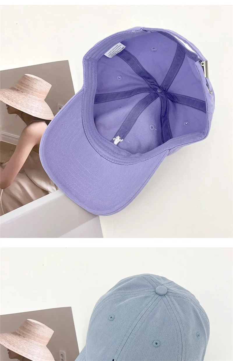 Unisex Summer Baseball Cap Men Women Cotton Hats Simple Farmer Embroidery Cap Casual Sunshade Caps Adjustable Soft Sports Hat