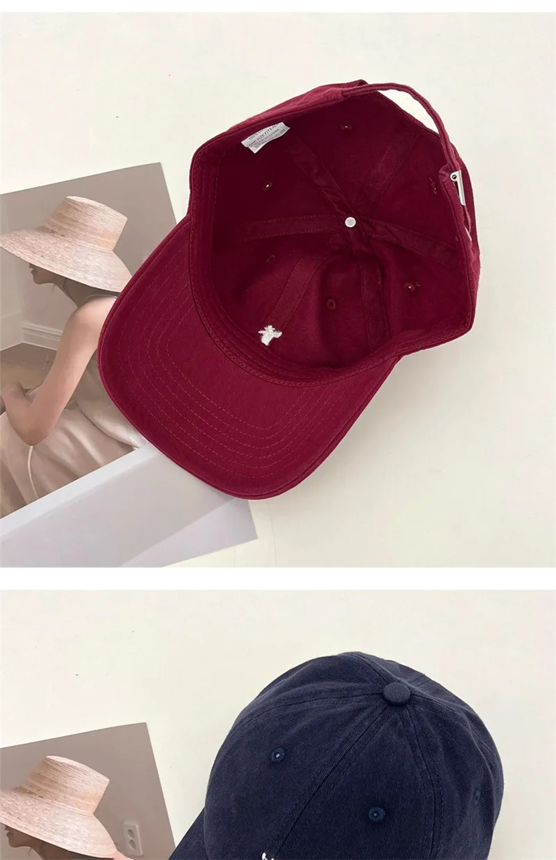 Unisex Summer Baseball Cap Men Women Cotton Hats Simple Farmer Embroidery Cap Casual Sunshade Caps Adjustable Soft Sports Hat