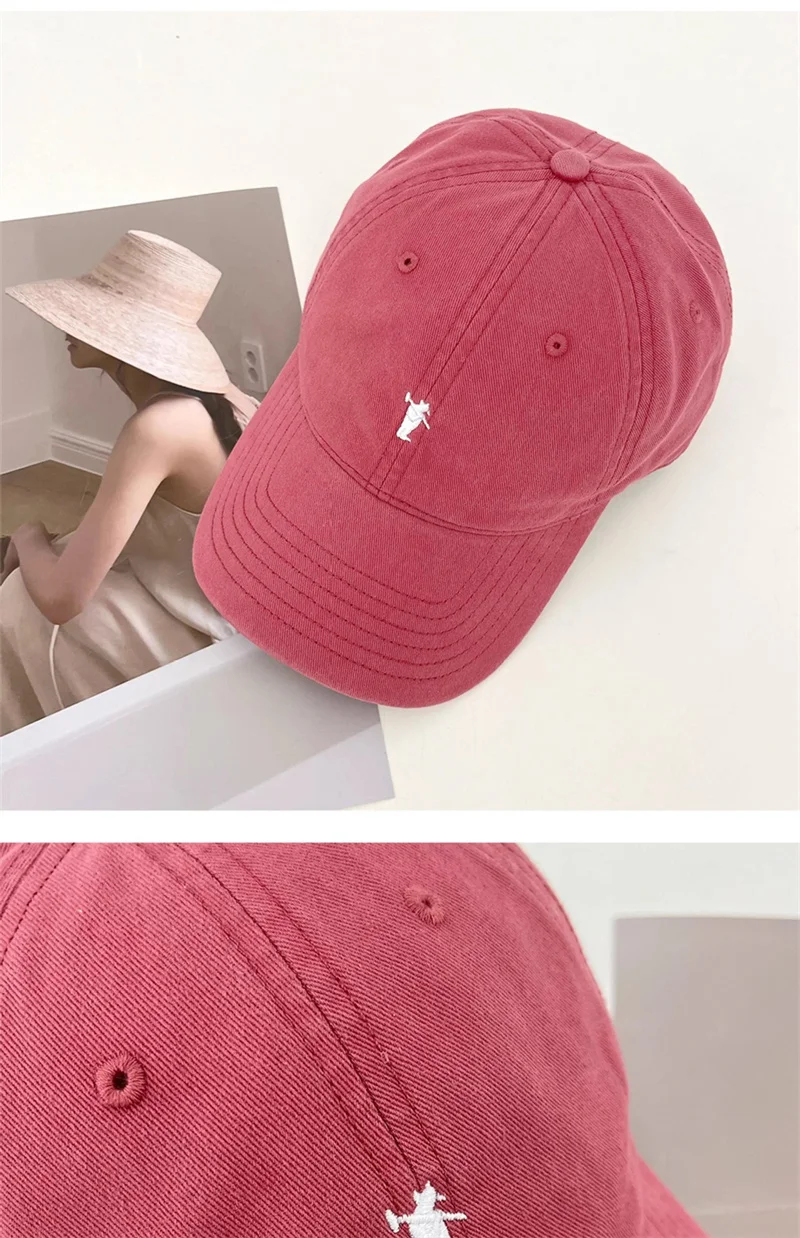 Unisex Summer Baseball Cap Men Women Cotton Hats Simple Farmer Embroidery Cap Casual Sunshade Caps Adjustable Soft Sports Hat