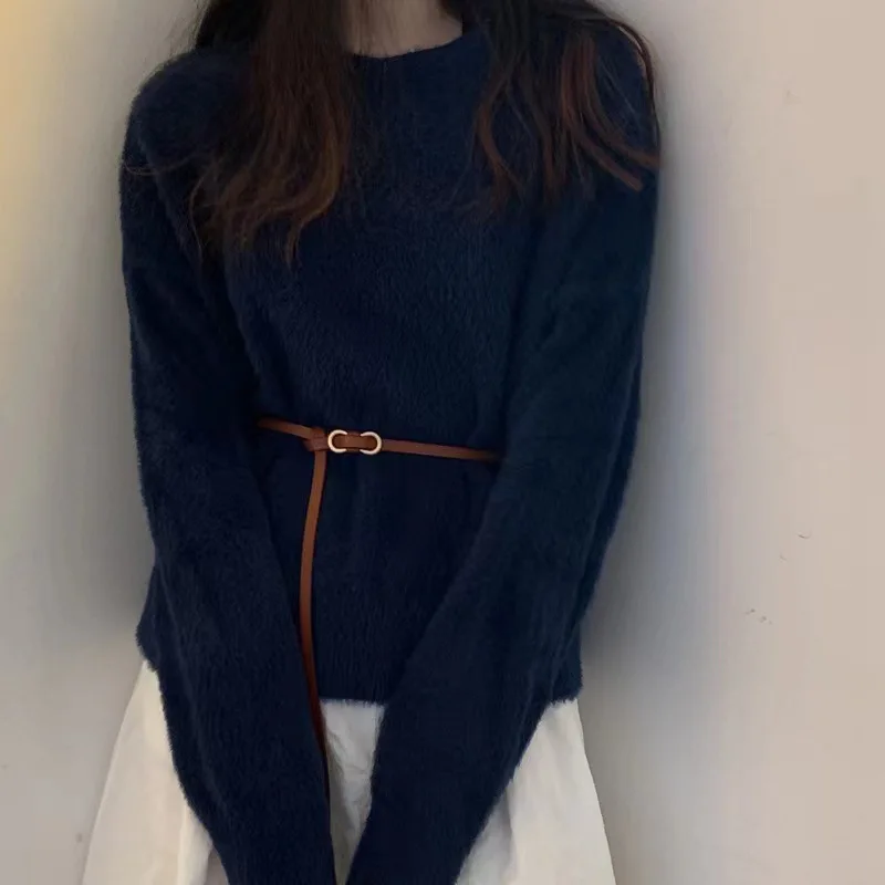 Korean small Thin belt for girls decorative dress versatile women's belt with sweater skirt