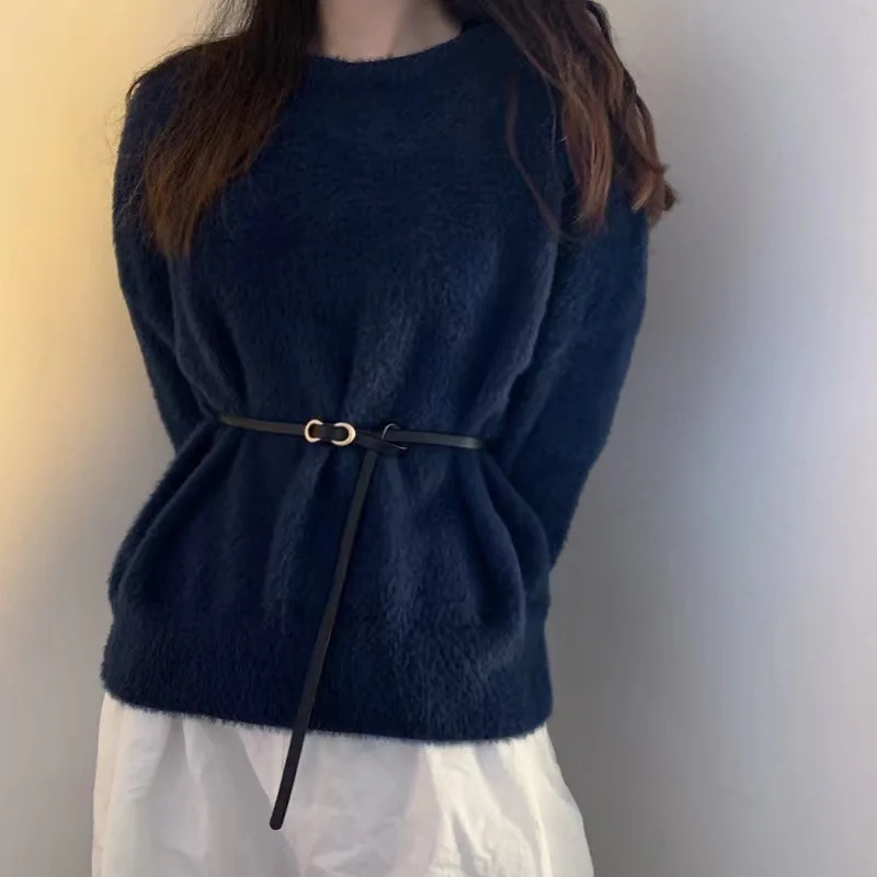 Korean small Thin belt for girls decorative dress versatile women's belt with sweater skirt